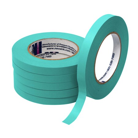 Nevs 1/2" wide x 60yd Aqua Labeling Tape T-050-Aqua
